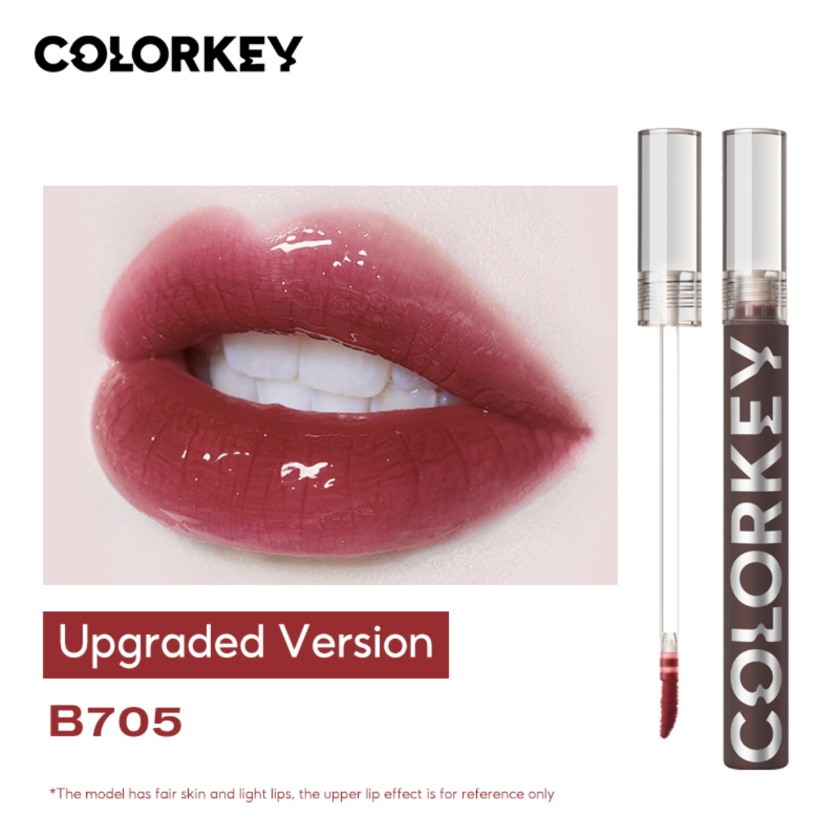 COLORKEY リップグロス｜シャインミラーリップティント・SNS人気・ぷるぷる・ツヤ感・保湿・潤い長持ち・マスクに付かない|undefined
