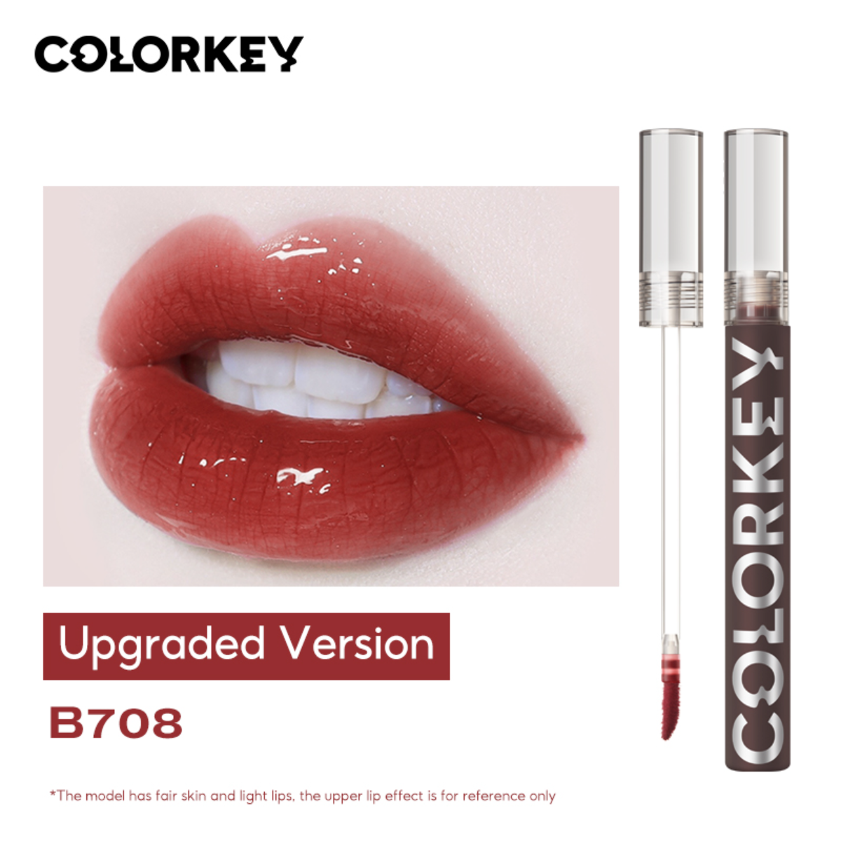 COLORKEY リップグロス｜シャインミラーリップティント・SNS人気・ぷるぷる・ツヤ感・保湿・潤い長持ち・マスクに付かない|undefined