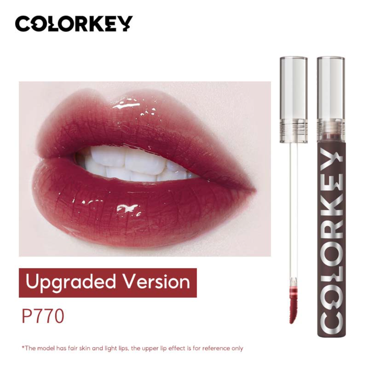 COLORKEY リップグロス｜シャインミラーリップティント・SNS人気・ぷるぷる・ツヤ感・保湿・潤い長持ち・マスクに付かない|undefined