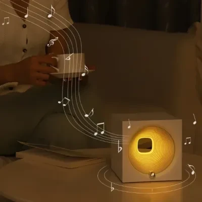 北欧風小型Bluetoothスピーカー｜・携帯可能・AUX/TFカード/Bluetooth/USBメモリ対応