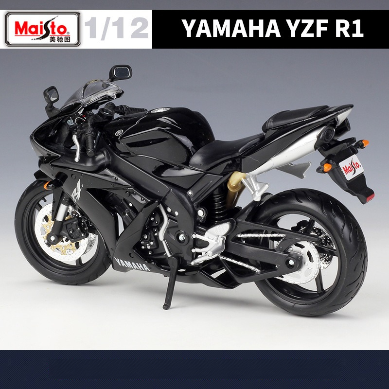 【1:12 YAMAHA YZF-R1】モデルバイク｜・ヤマハYZF-R1・重機・合金製・完成品・バイクモデル・リアル・カッコいい|undefined