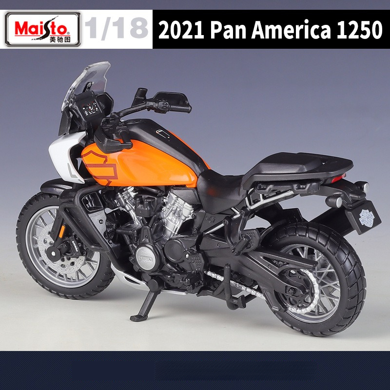 【1:18ハーレー2021 Pan America 1250】モデルバイク｜合金製・完成品・1:18スケール・リアル感じ・カスタムバイク・コレクション|undefined