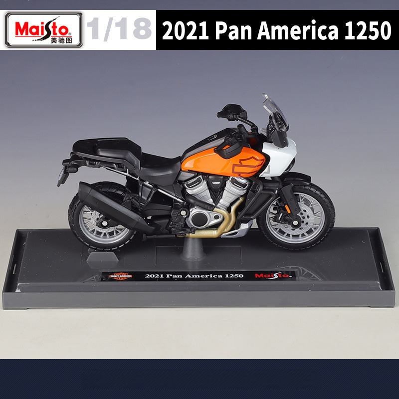 【1:18ハーレー2021 Pan America 1250】モデルバイク｜合金製・完成品・1:18スケール・リアル感じ・カスタムバイク・コレクション|undefined