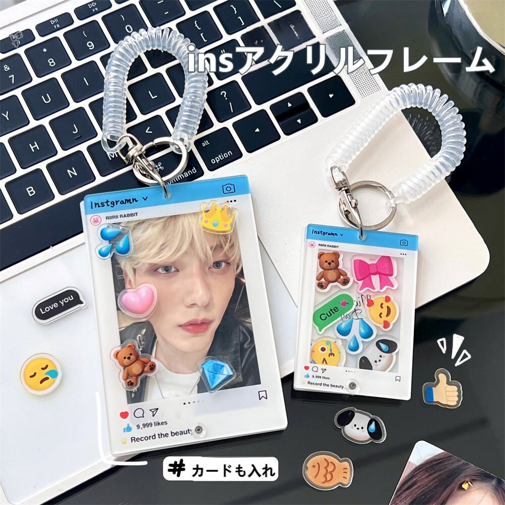 アクリルスタンド｜1.7mm厚さシェイカーおすすめ・キーホルダー・ポータブル・DIY・アイドルカード・シェイカーカード・かわいい|undefined
