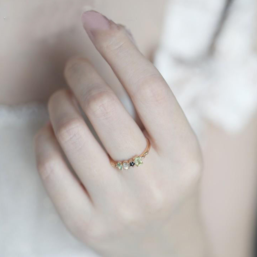 指輪｜クリスタル・リング・女性用・高級感・デザイン・レトロ・エレガント|undefined