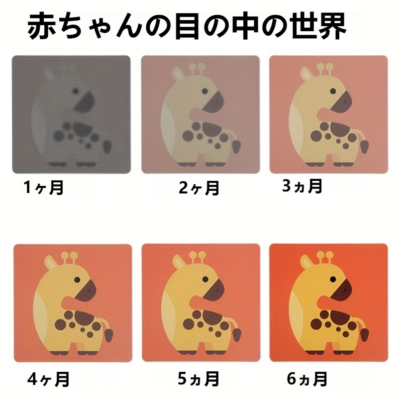 【認知カード】ベビーフラッシュカード｜ハイコントラスト・新生児の脳開発・視覚刺激学習アクティビティカード 20枚・教育幼児ギフト|undefined