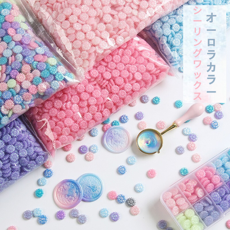 シーリングワックス ୨୧ 封蝋ステッカー クリアバラエティ 10枚 340