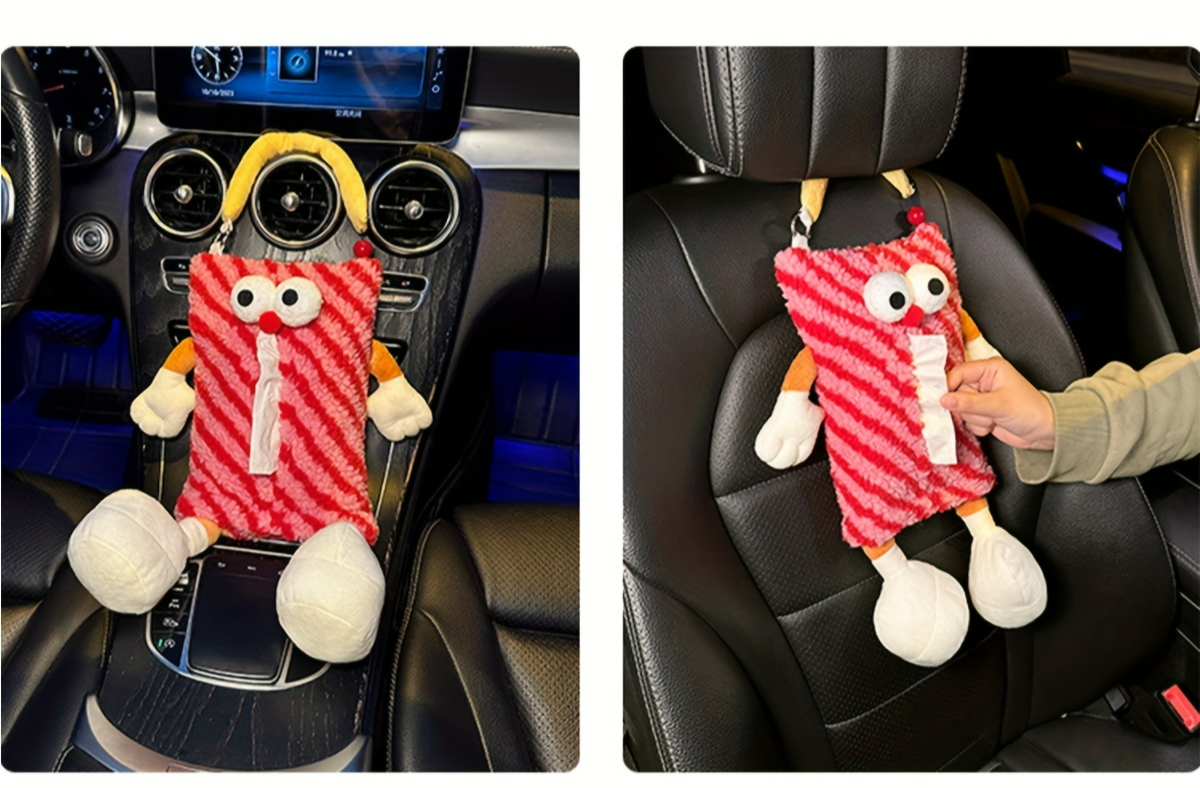 車用ヘッドレストティッシュバッグ｜カー用品・収納用品・面白くてかわいい・カーインテリア装飾・アクセサリー|undefined