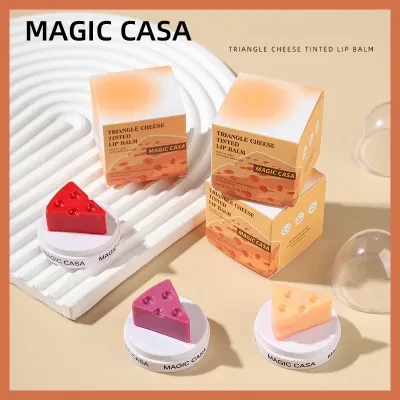 MAGIC CASA リップクリーム｜変色・保湿・潤いを与える・落ちにくい・チーズのような・可愛いデザイン
