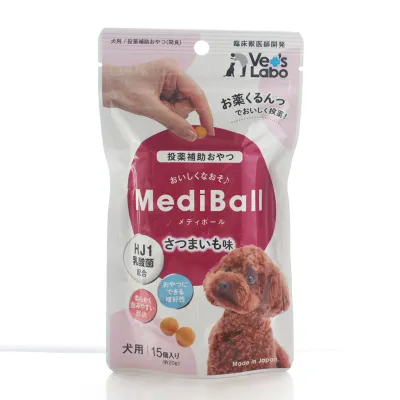 Vet's Laboさつまいも味メディボール｜犬用 ・Vet's Labo・投薬補助用おやつ・日本製