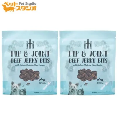 ペットスタジオ イティトリーツビーフジャーキー｜股関節ケア・犬猫用・ビーフを使用したヘルスケアトリーツ・天然サプリメント配合・股関節ケア・ニュージーランド製　