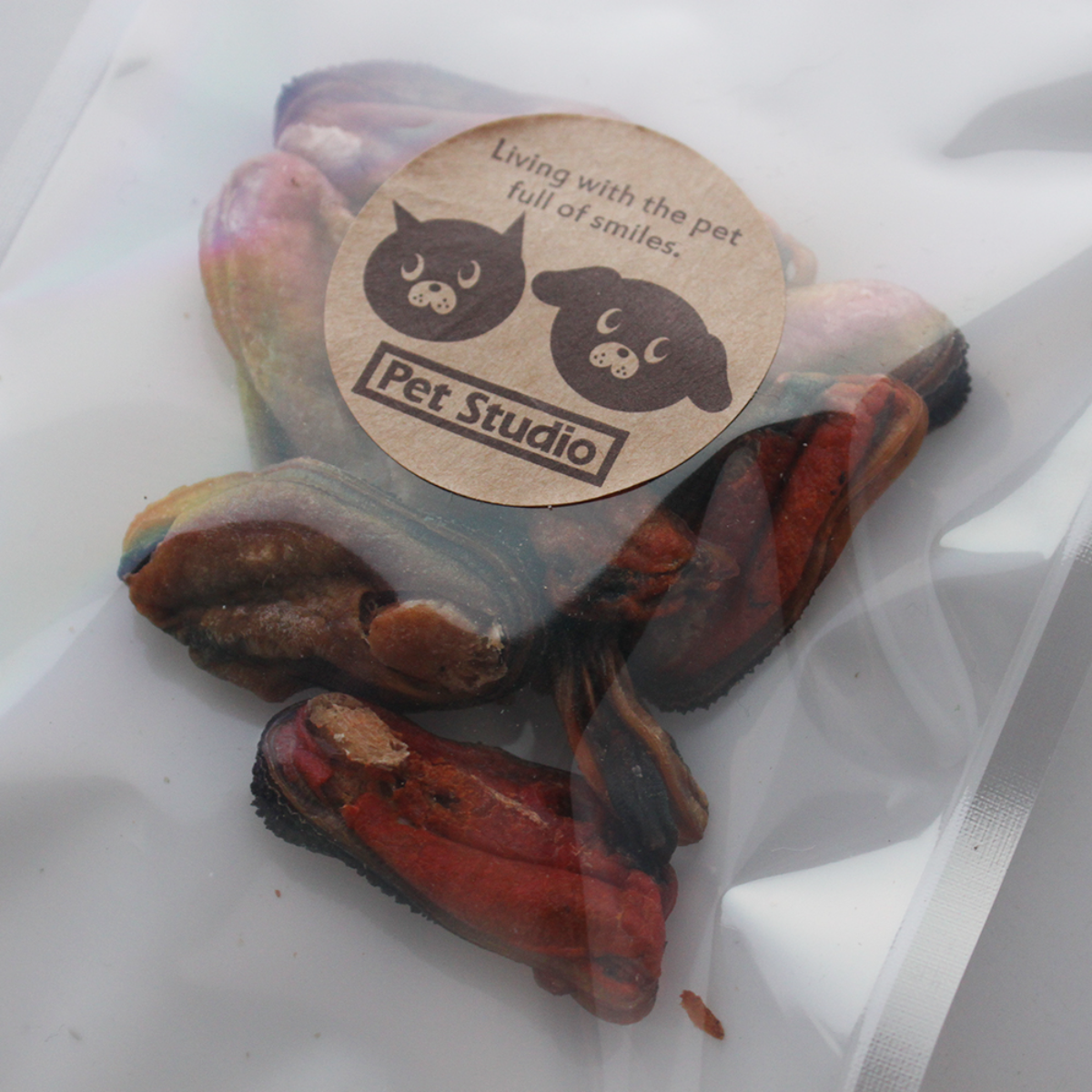 まるごと緑イ貝ジャーキー｜30g・ニュージーランド産・おかず・ ペットフード・ペットグッズ・ペット用品・ 犬猫おやつ・犬猫用トリーツ・Pepe|undefined