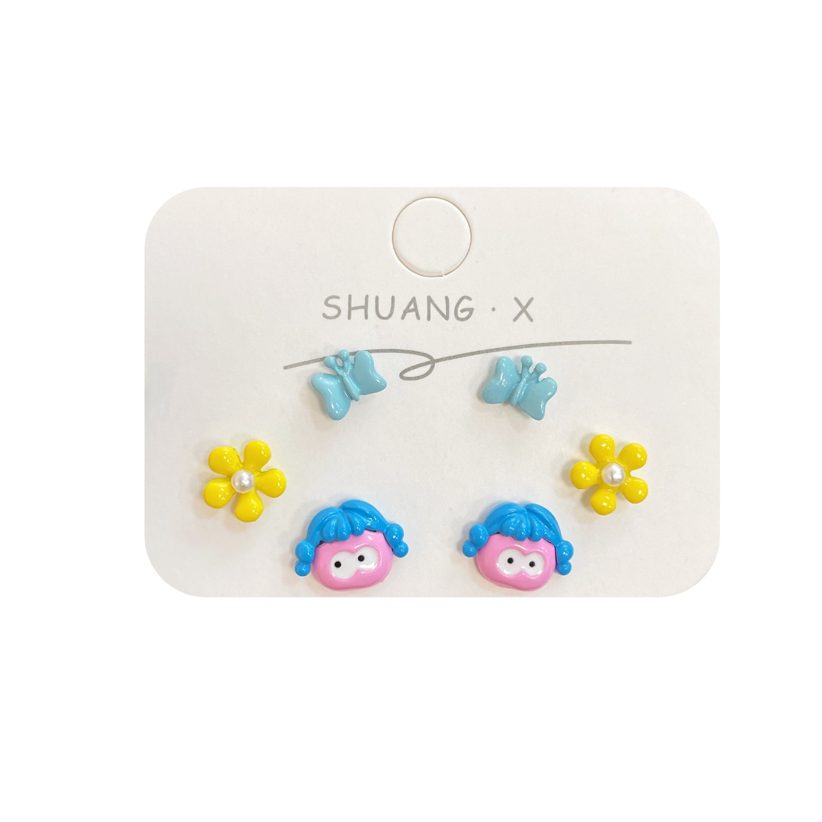 ピアス｜カートゥーン・おもしろい・ソーセージ型・ピアスセット・銀製・かわいい|undefined