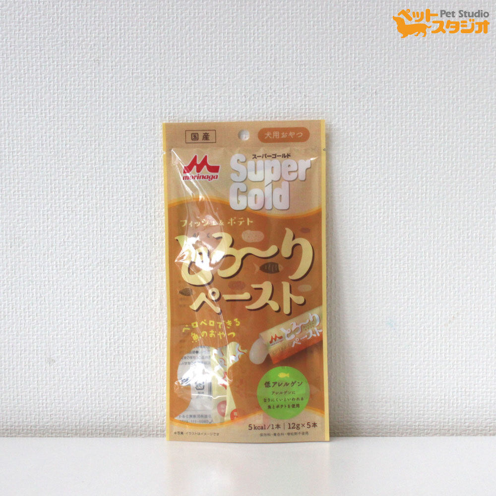 森永 犬用おやつ｜ SuperGold とろ～りペースト フィッシュ＆ポテト 低アレルゲン 魚のおやつ|undefined
