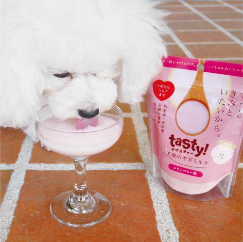 ワンプー 犬用モイストスプレー｜ 100ml×tasty天使のヤギミルク いちごベリー味 80g  モイストスキン スキンケア デイリーケア ノンアルコール |undefined
