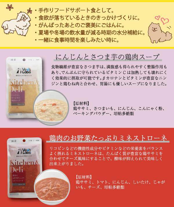 アソートセット｜【Vet's Labo】Kitchen & Deli ・獣医さんの手作りレシピ7種 ・犬用・日本産・手作りフードサポート食・ドッグフード|undefined