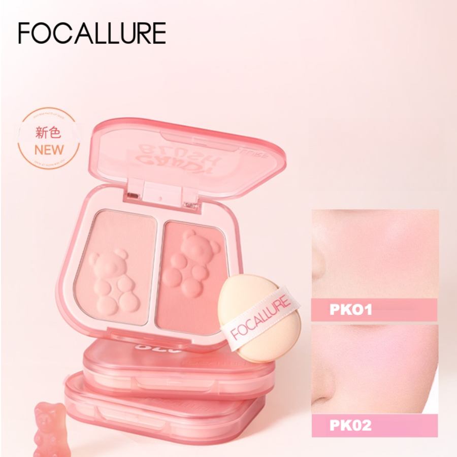 FOCALLURE2色チーク｜新商品・クリーム・女性用・ブルー・パープル・収縮|undefined