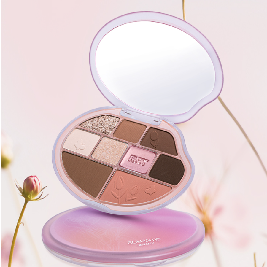 Romantic Beauty万能パレット｜アイシャドウ・ハイライト・チーク・シャドウ・カラーメイク・発色良い|undefined