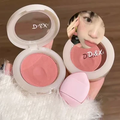 Di&Xiチーク｜自然・発色が良い・ふり粉りにくい・色白く見せる・ももいろ・ぽぷり・白く見せる
