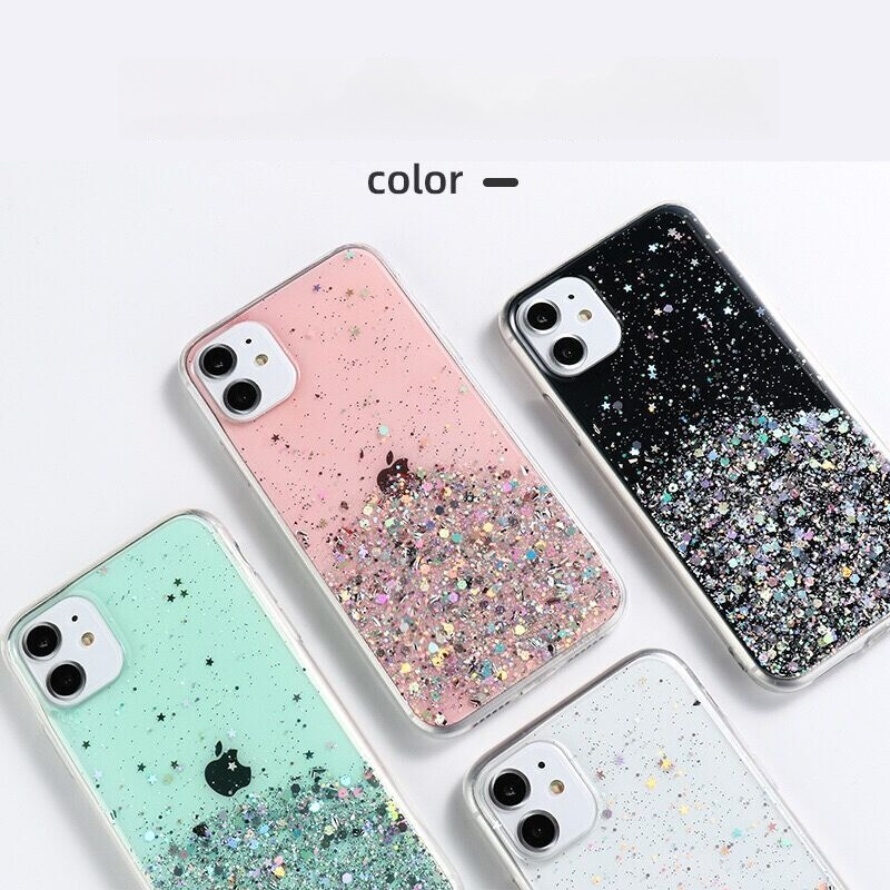 iPhone用スマホケース｜星空・iPhone15対応・13pro対応・14対応・12/11対応・XS Max対応・ピカピカ・可愛い・ソフトケース|undefined