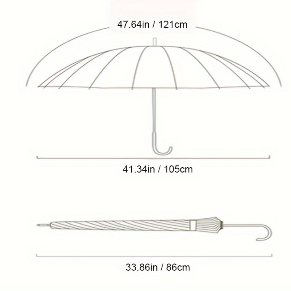 傘｜16本骨長傘・自動開閉・アート・シンプル・無地　|undefined