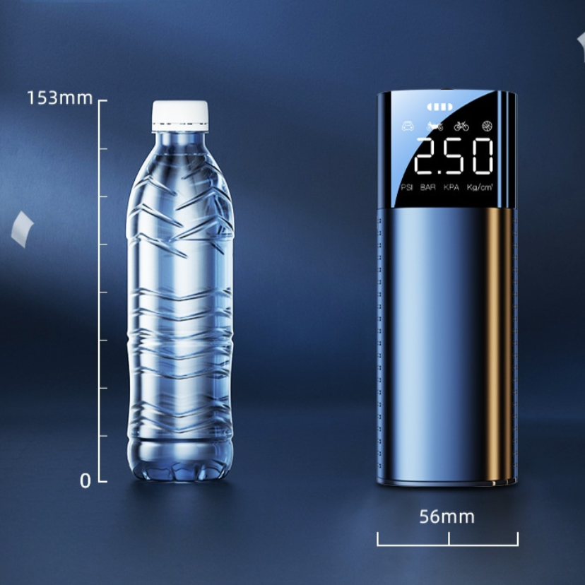 電動空気入れ | 空気入れ電動 空気入れ コンパクト 電動ポンプ バイク用 タイヤ 空気入れ 自転車 携帯 軽量 小型 空気圧測定SOS/LED懐中ライト|undefined