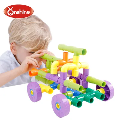 おもちゃ｜ブロック・水管道・拼插・ABS塑料・腦の開発