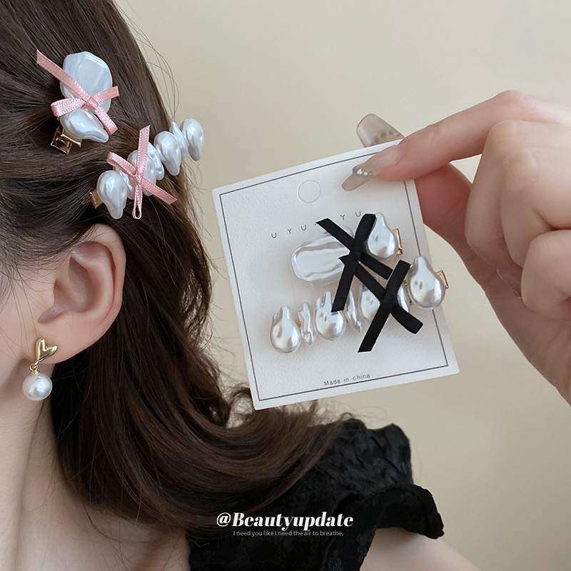 ヘアクリップ｜ヘア・ヘアアクセサリー・髪飾り・甘美・蝶々・リボン・星・パール・可愛い・ヘアアクセ・女性向け・高級感・カワイイ・インスタ映え|undefined