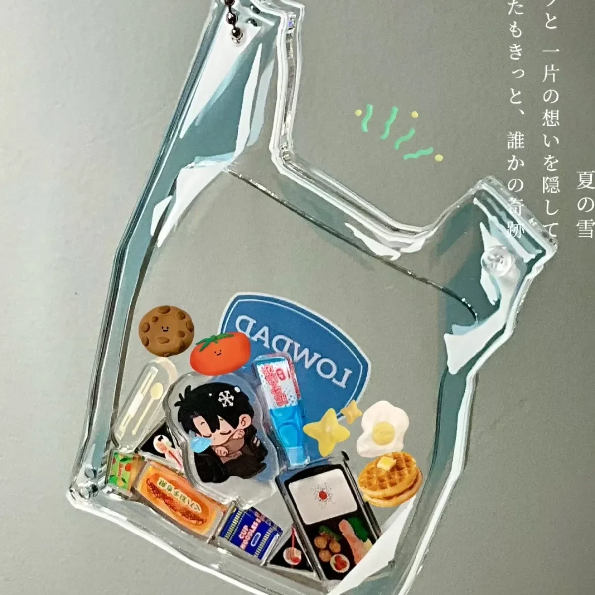 【推し活してる】レジ袋の缶バッジ収納｜アクリルシェイカー・キーホルダー・高い透明度・缶バッジディスプレイ・アクセサリー収納（厚み4mm以下のパーツ収納可能）