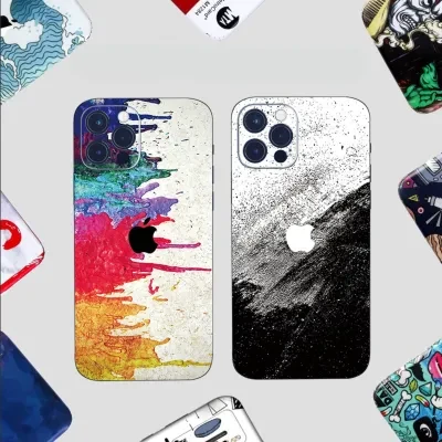 FunCASE iPhone12.1314.15スキンシール｜全周囲・カラーフィルム・ステッカー・フィルムガラス・指紋汚れ防止