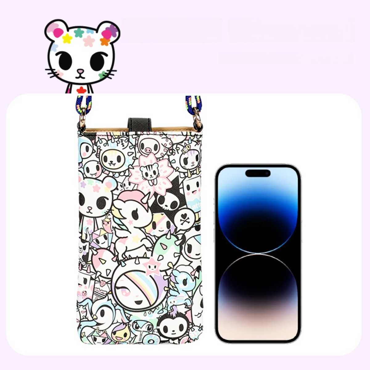 マイスカ×トキドキ正規品 スマホバッグ｜ユニコーン・かわいい・カートゥーン・ショルダーバッグ・斜め掛け・新作・正規品|undefined