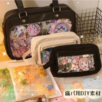 痛バ用DIY素材｜グラウンド・缶バッジ装飾・詰め物・バロック背景紙・かわいい