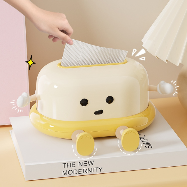 ティッシュボックス｜リビング・家庭用・キッチン・バスルーム・大容量・スプリング昇降可能・ペーパーケース|undefined