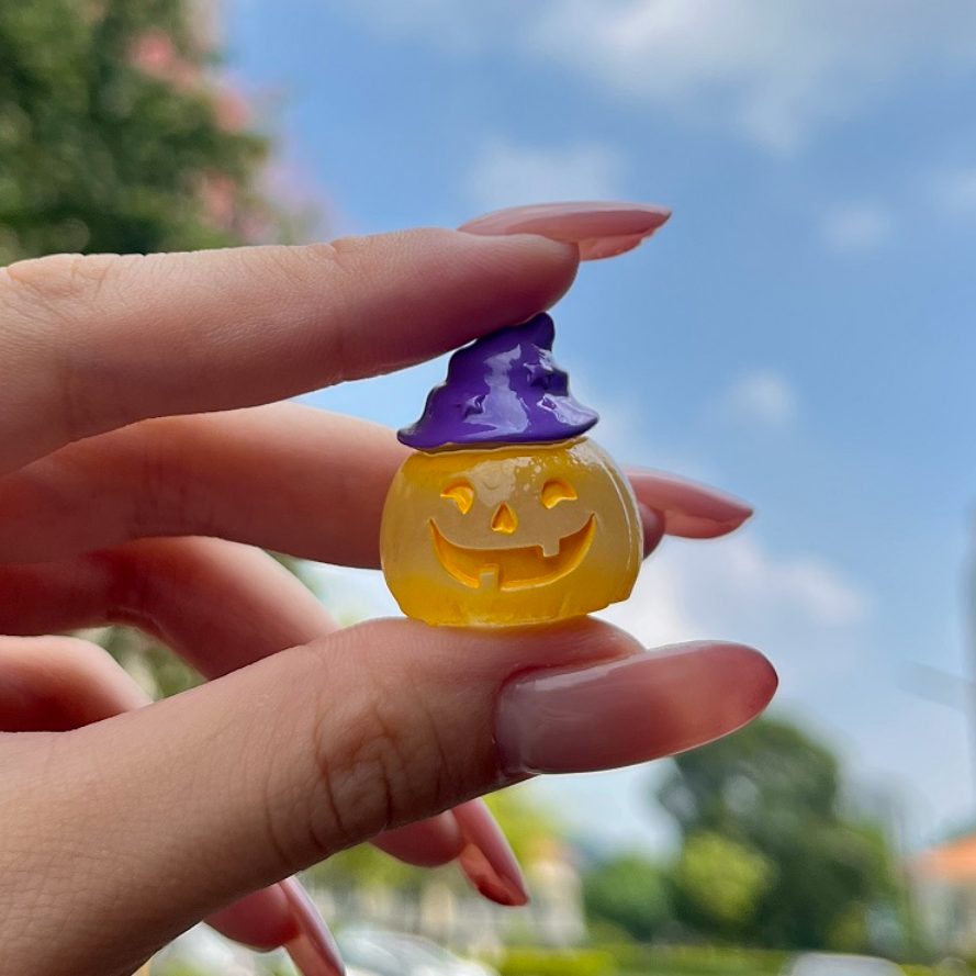 車載飾り｜ハロウィン・ミニ・ナイトグロー・かわいい・ゴースト・デスクトップ・インテリア・センターコントロール|undefined