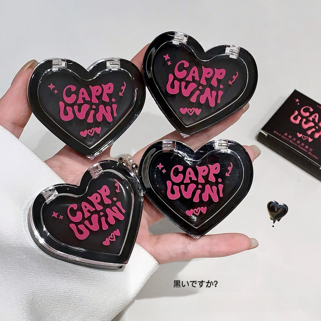 Cappuviniクリームチーク｜温度変化・ブラック・持続力・多用途・自然な仕上がり・若々しい印象・コスメ|undefined