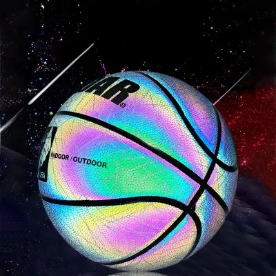 反射バスケットボール｜夜光・発光・トレーニング・試合・耐摩耗・人気・バスケ