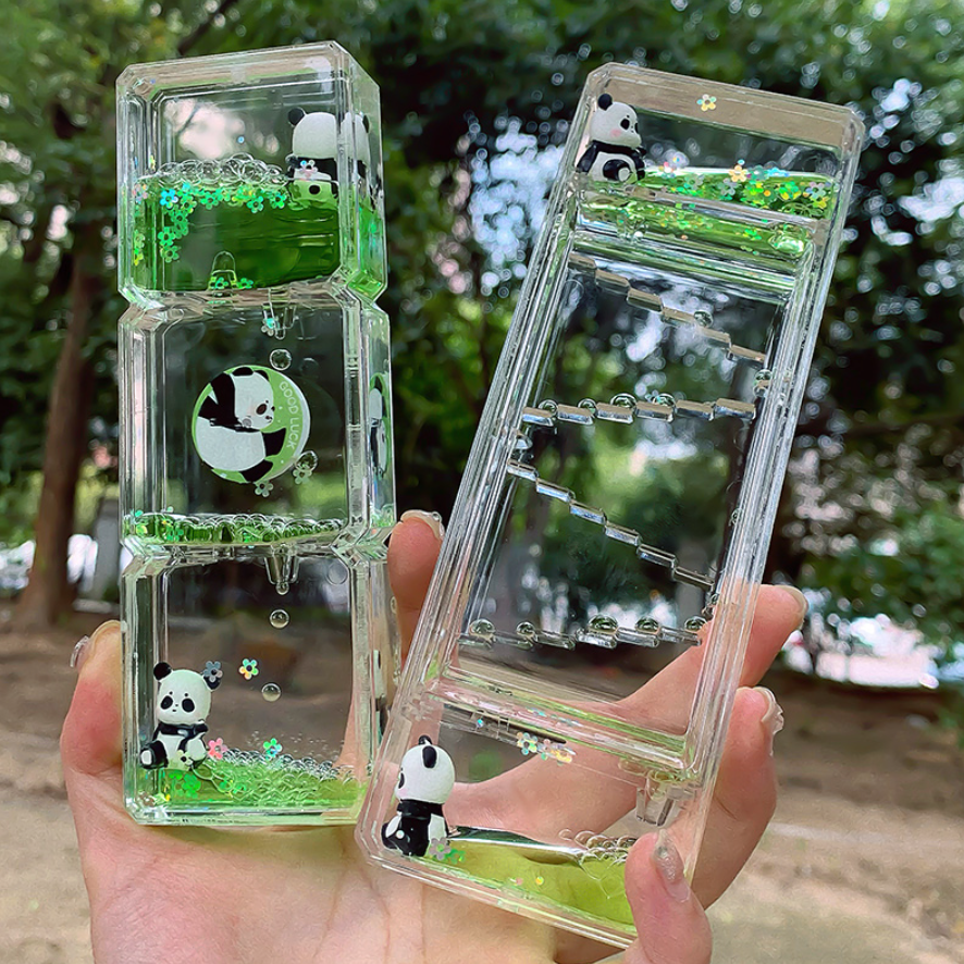 かわいいパンダ』オイルタイマー｜ストレス解消・パンダタイプ・全5種