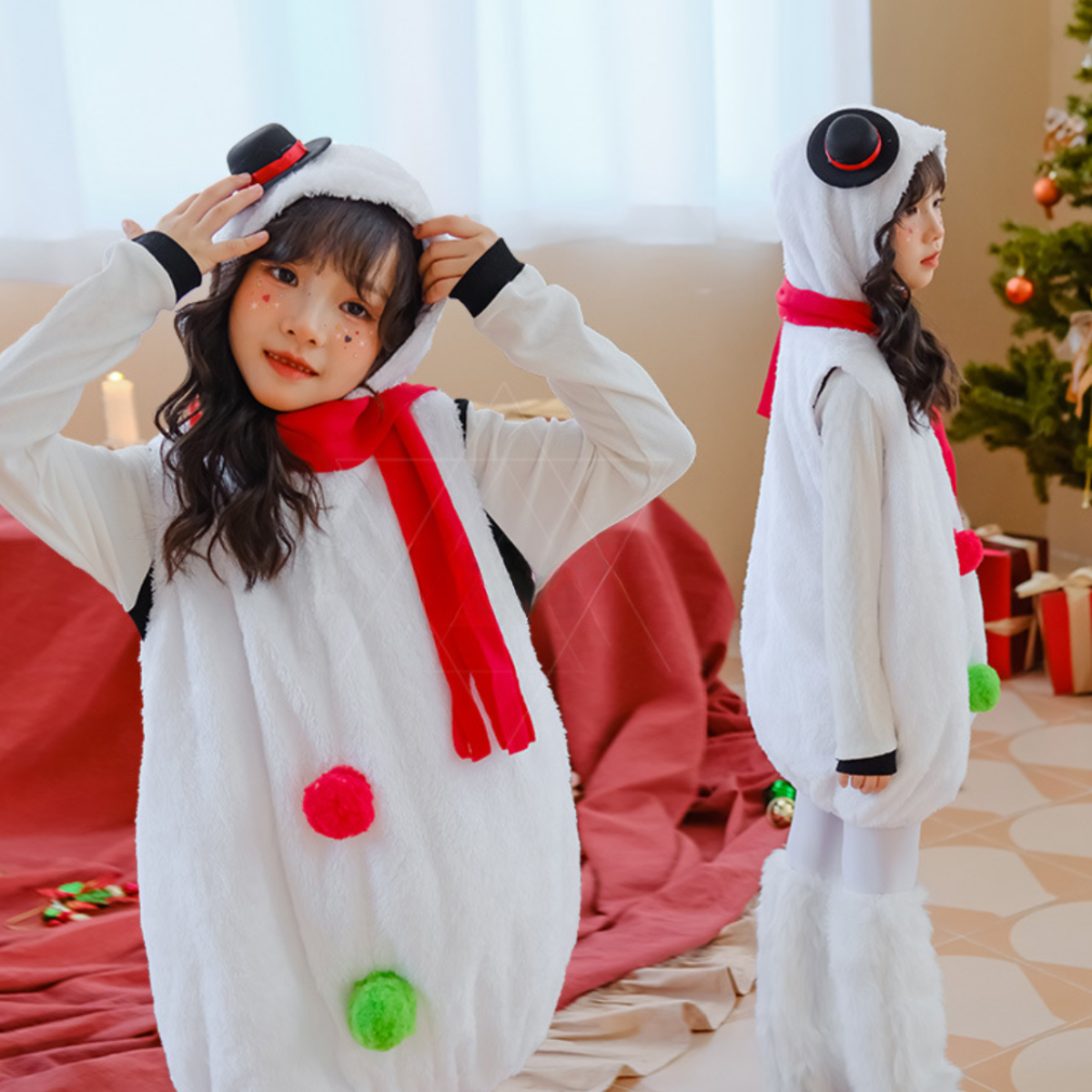 クリスマスコスチューム｜こども用・コスプレ・クリスマス・雪だるま・演出服・可愛い・ベビー|undefined