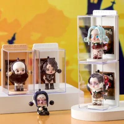 防塵フィギュア収納ボックス｜アクリル製・透明・ブラインドボックス収納・ディスプレイラック・コレクション用・ポップマート・モデル展示用