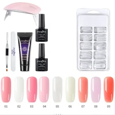 ネイルジェル｜15ml・ネイル延長用・クリスタル・ネイル・ペーパーレス・固形・延長用・セット