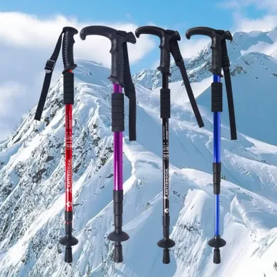 登山杖｜アウトドア・旅行・伸縮式・アルミ合金・ハイキング・杖・手杖