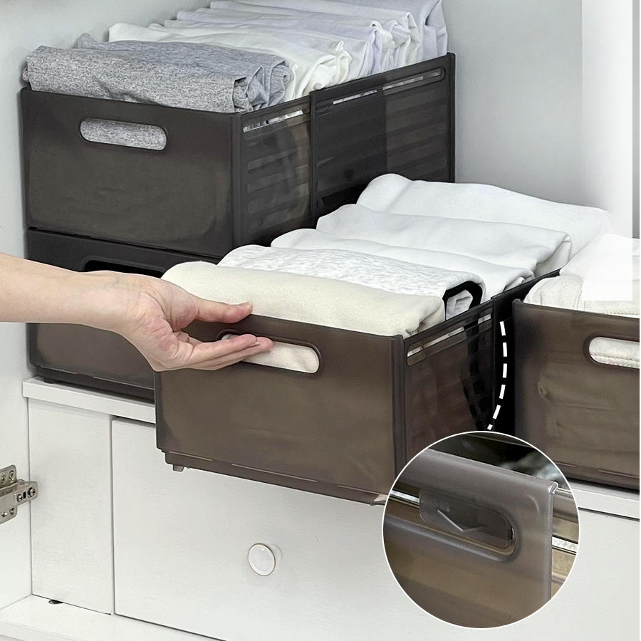 収納ボックス｜クローゼット用・引き出し式・仕切り・下着整理・パンツ整理・伸縮可能・便利・シンプル|undefined