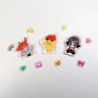台座なしアクリルスタンド｜オリジナル・ブロックスタンド・アクリル・厚みを活かして自立が可能なブロックスタンド・重厚感