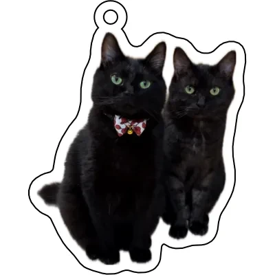 きんむぎキーホルダー・透明・5x5cm・アクリルアクキー