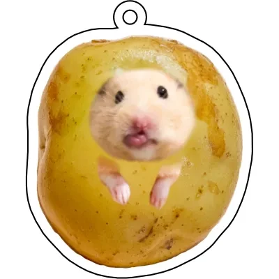 "ポムドゥテール"キーホルダー・アクリルキーホルダー