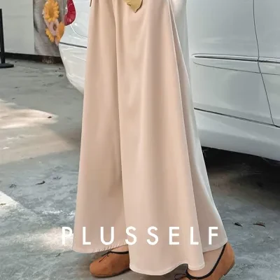 ボトムス｜大きいサイズ・ゆったり・体型カバー・カジュアルパンツ・春新作・ストレート・ドレープ感・ワイドレッグ・着痩せ