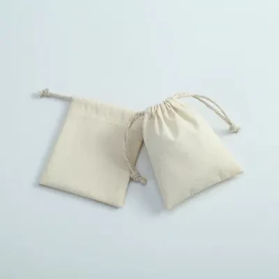 WOWオリジナル 【無地】ミニ巾着｜シンプル・アイロンシート可・ラッピング袋