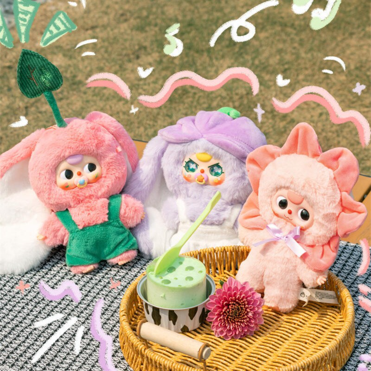 【ベビースリー春シリーズ・1個】ブラインドボックス・ぬいぐるみ|undefined