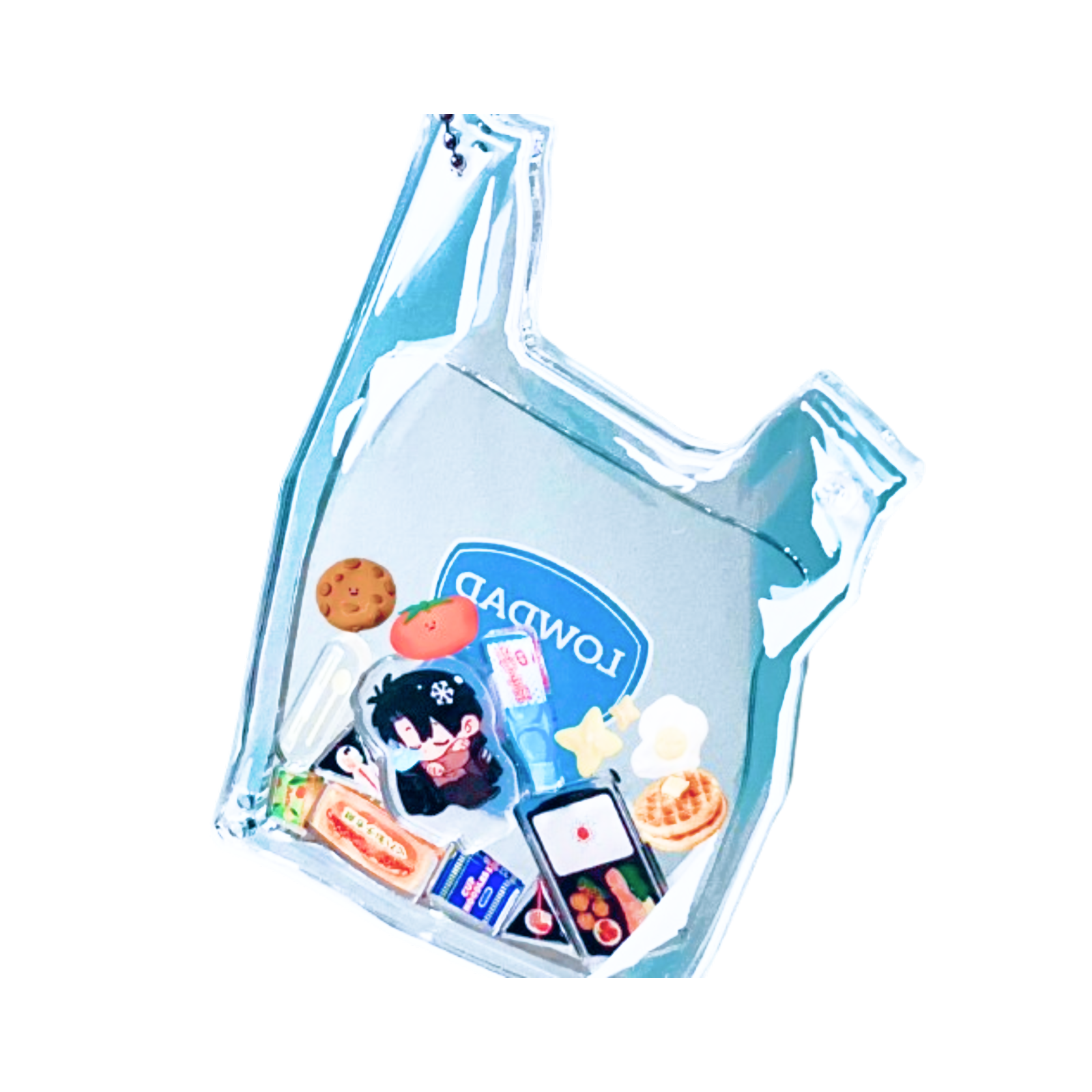 推し活してる】レジ袋の缶バッジ収納｜アクリルシェイカー