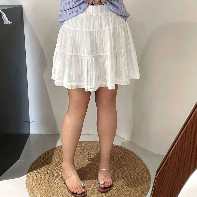 スカート｜大きいサイズ・レディース・レース・フレアスカート・夏服・ハイウエスト・着痩せ・Aラインスカート・ミニスカート・2025年新作・体型カバー・おしゃれ|undefined
